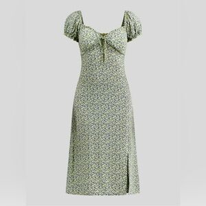 No Boundaries Floral Midi Dress